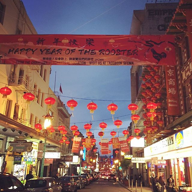 Happy year of the rooster! Chinatown has been so festive for weeks! :) #happychinesenewyear #yearoftherooster #chinese #lantern #red #china #chinatown #sanfrancisco #festive #decorations #success #luck #rooster #sign #lunarnewyear #zodiac #zodiacsigns #lunar #lights