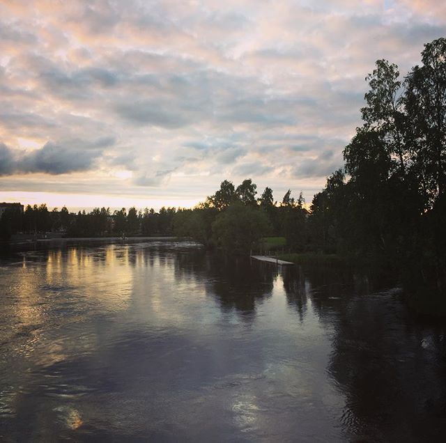 I had spectacular 2 weeks in my hometown Joensuu. I love the river that runs through it, hence the name of the city that literally means the mouth of the river. #home #hometown #roots #river #trees #sunset #family #friends #joensuu #finland #nature #city #travel #visitjoensuu #visitfinland #northcarelia #vacation