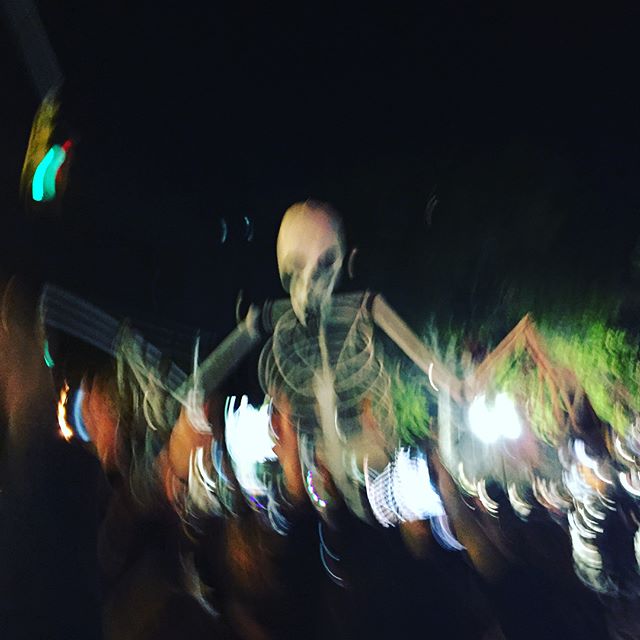 #Halloween #skeleton #parade #halloweenparade #nyc #creepy #baby #amazon #alexa #amazonalexa #fun